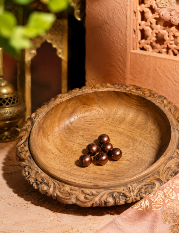 Brown Fresh Water Pearls Button