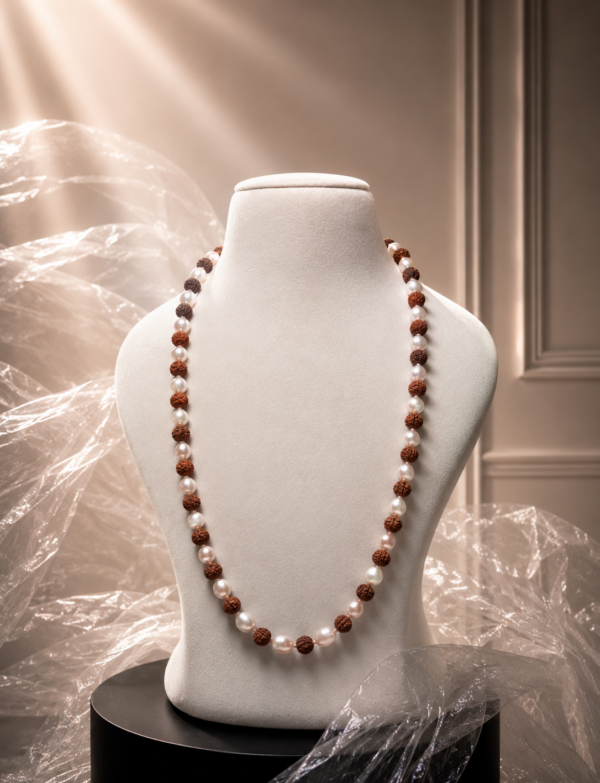 Rudhraksha Pearls Necklace