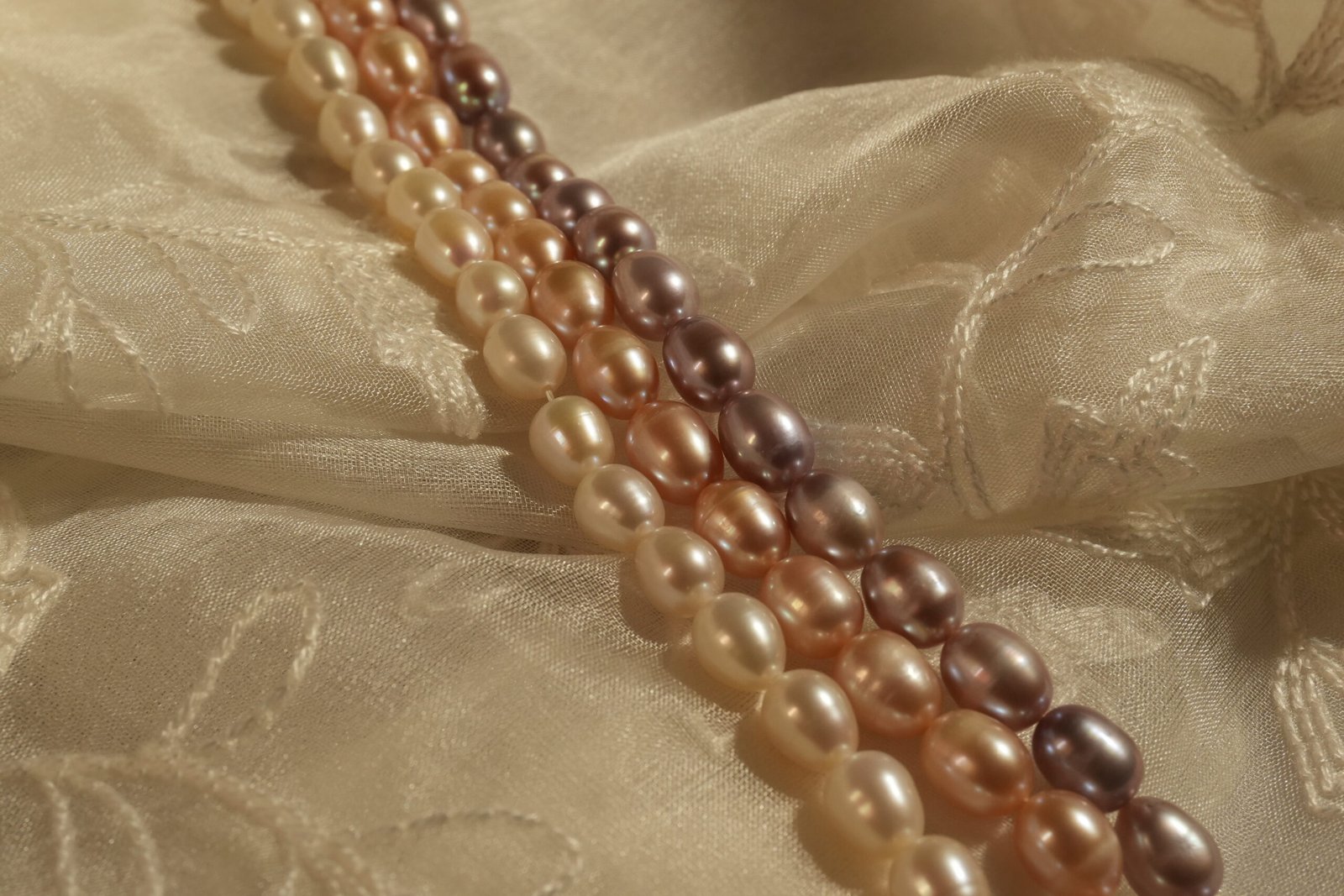 3 Line & 3 Tone Necklace - Image 5