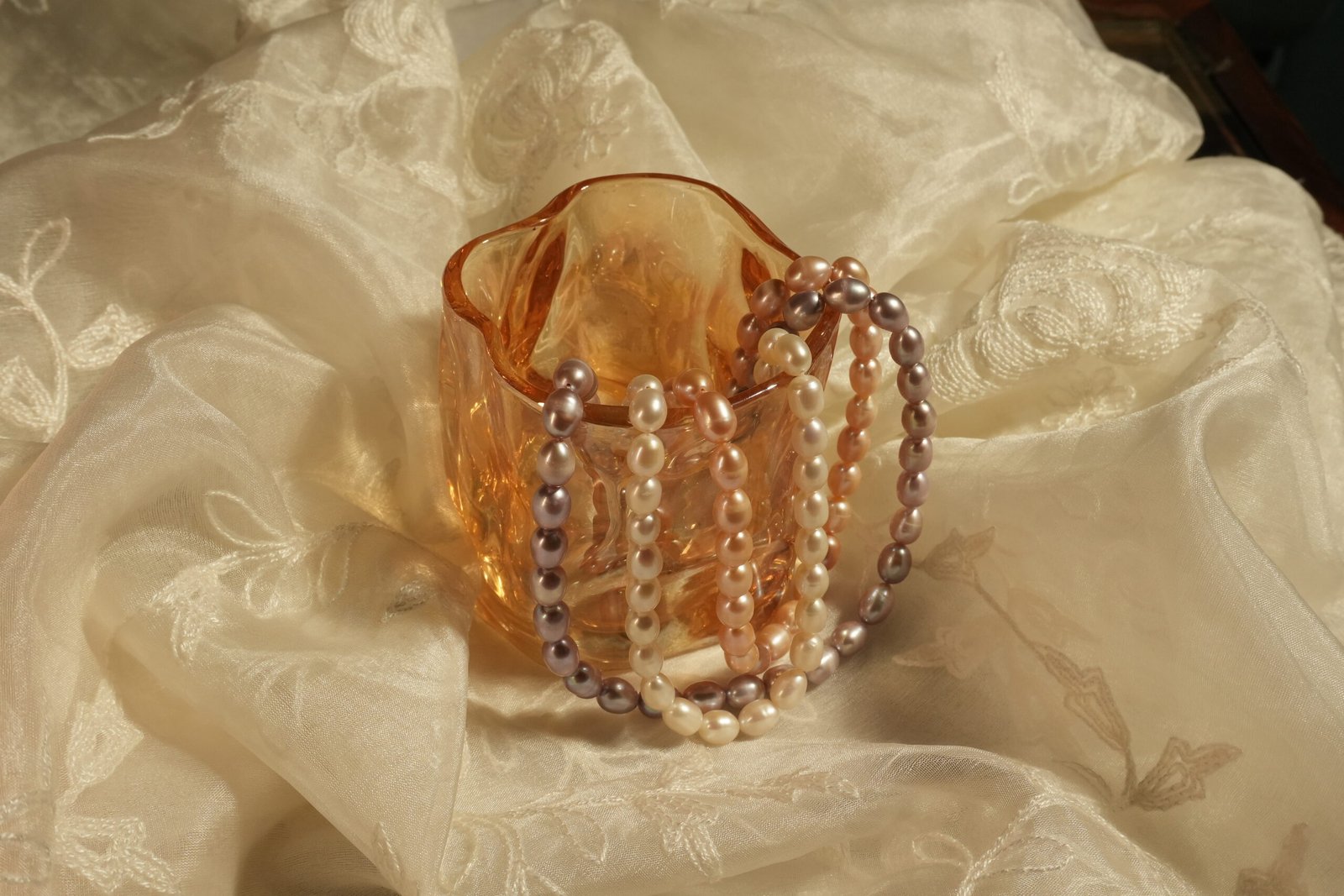 3 Line & 3 Tone Necklace - Image 6