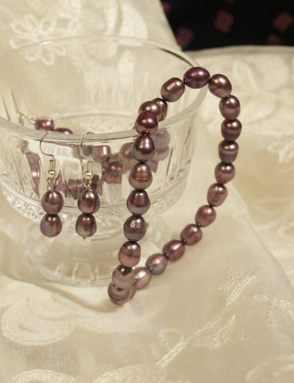 lavender pearl necklace