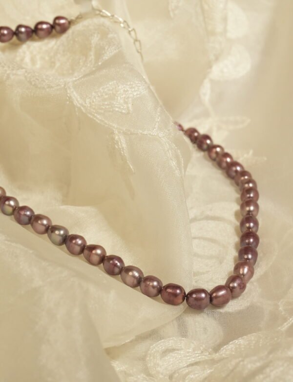 lavender pearl necklace