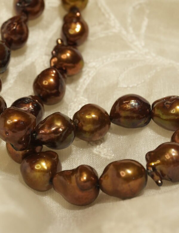 brown pearl necklace