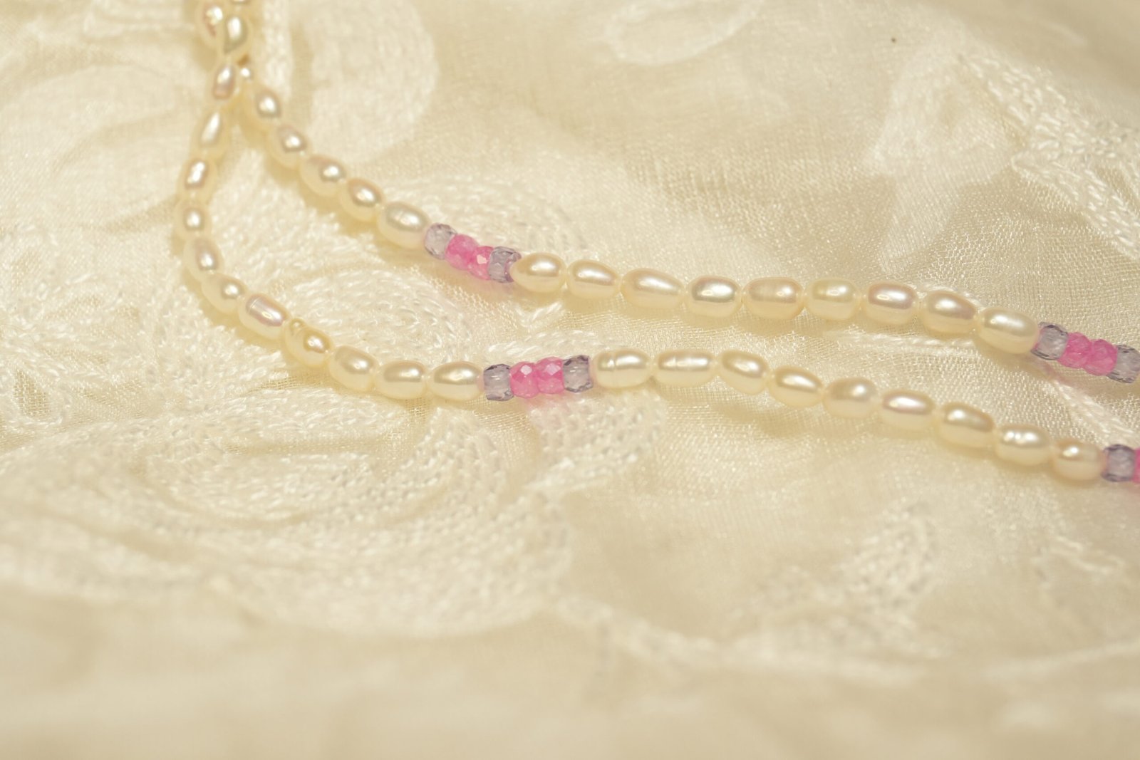 white and pink