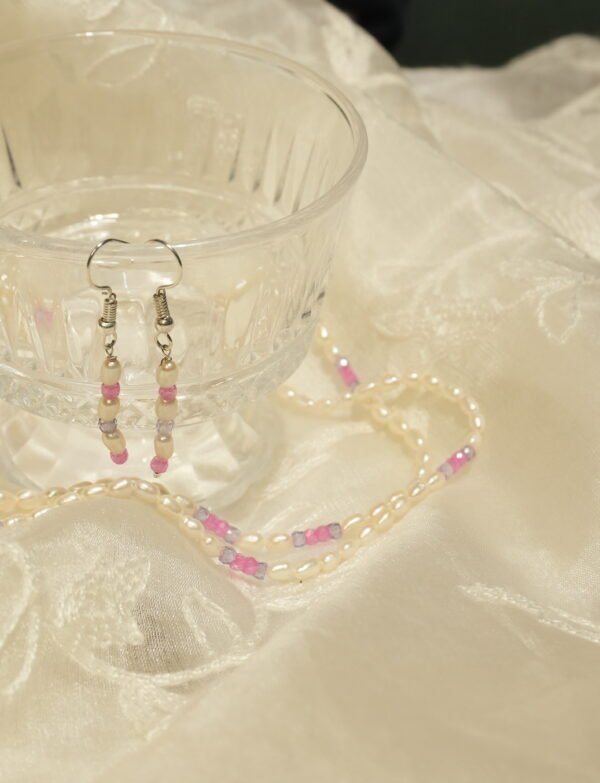 white and pink