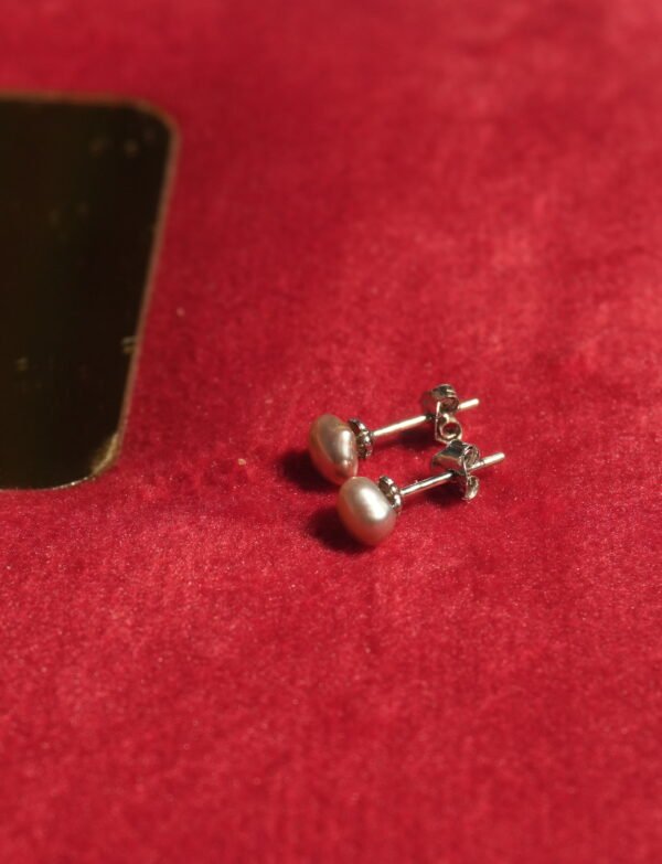 Pink Fresh Water Pearl Tops With Silver Stick