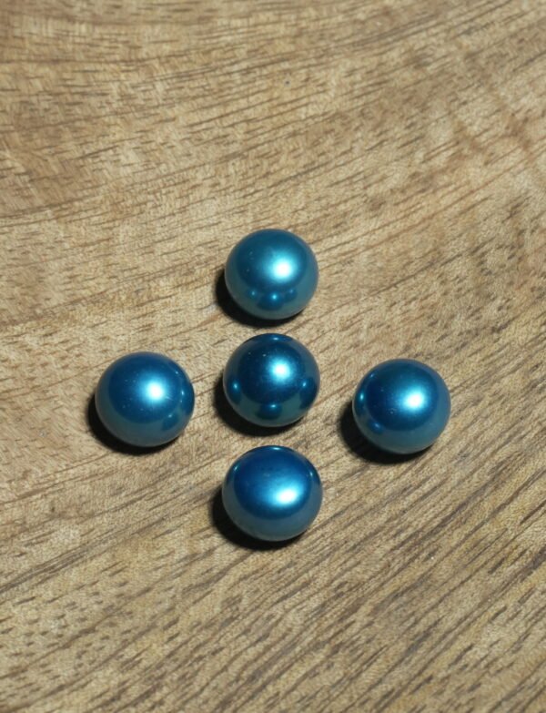 Blue Fresh Water Pearls Button